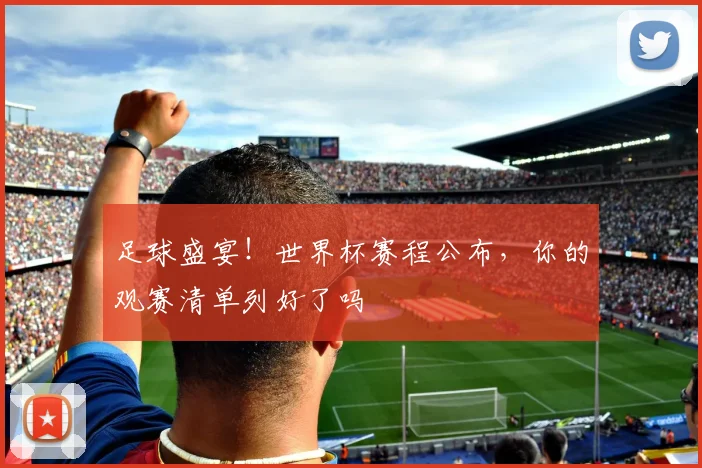 足球盛宴!世界杯赛程公布,你的观赛清单列好了吗